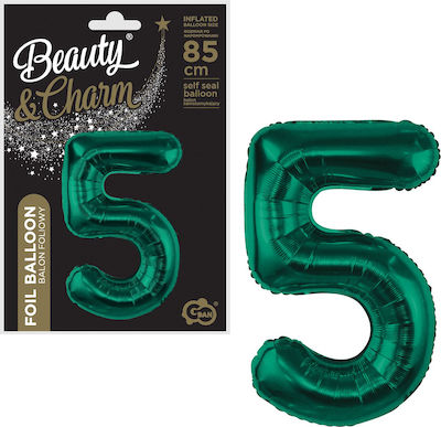 Balloon Foil Number Green