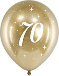 Set of 6 Balloons Gold 30cm