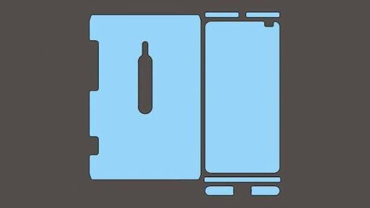 Nokia Umschlag Rückseite Gehärtetes Glas Transparent (Nokia Lumia 800)