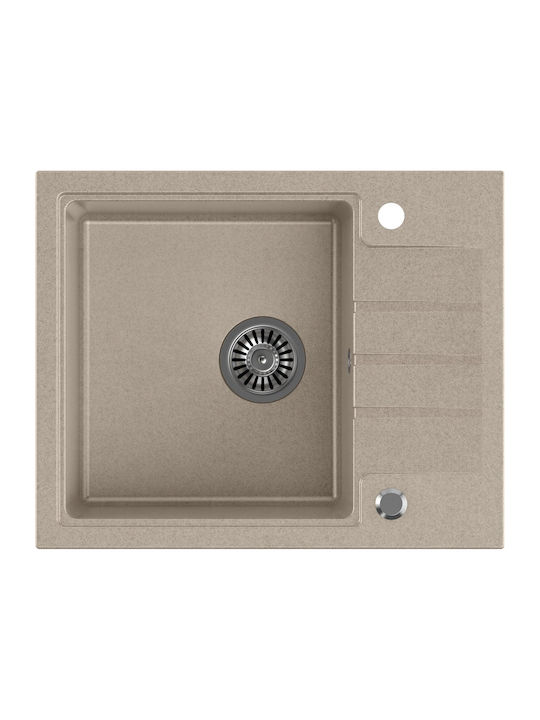 Steiner Drop-In Sink Synthetic Granite W62xD50cm granite beige