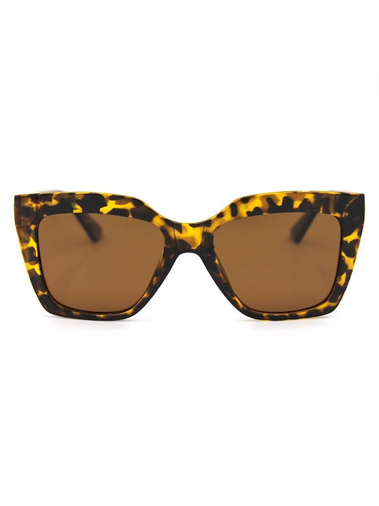 V-store Sonnenbrillen mit Braun Schildkröte Rahmen und Braun Polarisiert Linse POL6176TARTAROUGA