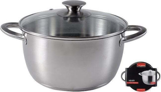 Florina Henry Deep Stainless Steel Pot 6L / 24cm