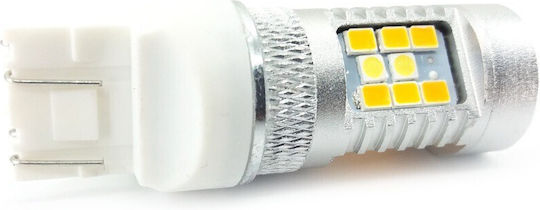 Λάμπες Αυτοκινήτου W21/5W / W21W Canbus LED 5500K Ψυχρό Λευκό 12V 28W 2τμχ
