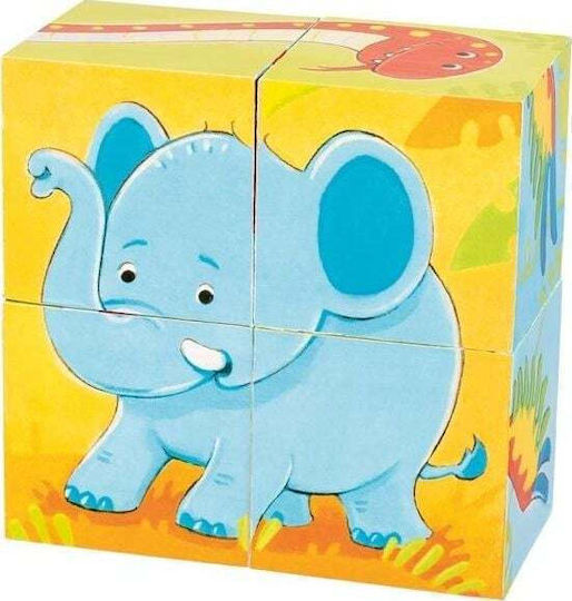 Lemnos Puzzle pentru Copii Wild pentru 2+ ani+ Ani Goki