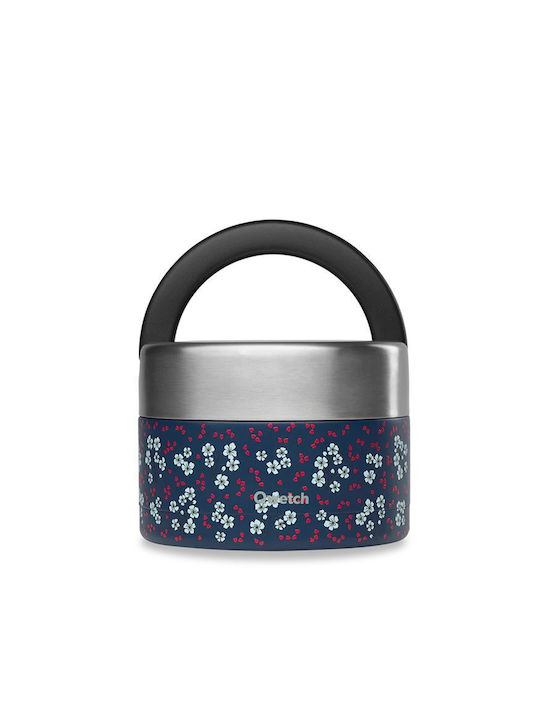 Qwetch Qwetch Kunststoff Isolierte Lunchbox Blau mit Fächern 650ml
