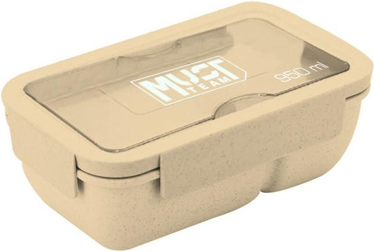 Must Team Δοχείο Φαγητού Künstliche Gelbe 950ml