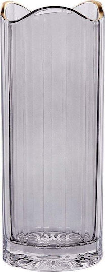Beliani Decorative Vase Gray