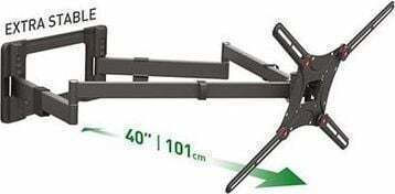 Barkan BM464XL Βάση Τηλεόρασης Οροφής με Βραχίονα έως 50kg Μαύρο