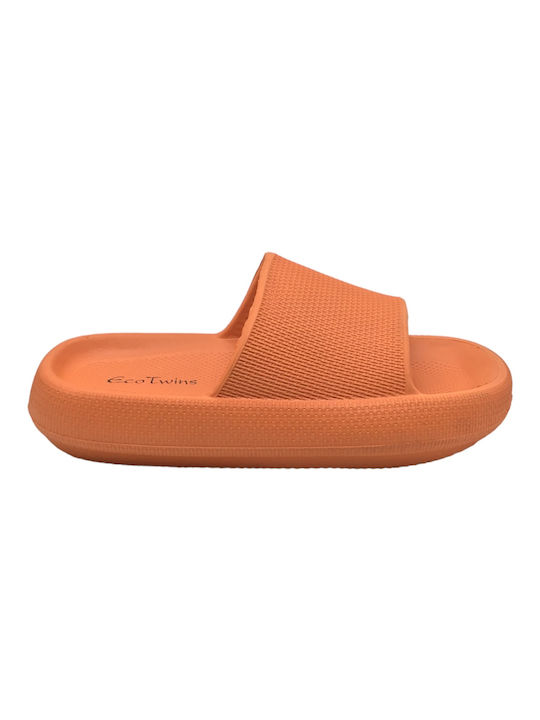 Eco Twins Frauen Flip Flops in Orange Farbe