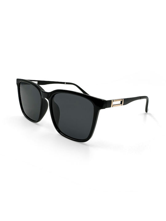 V-store Sonnenbrillen mit Schwarz Rahmen und Schwarz Polarisiert Linse POL2242-02