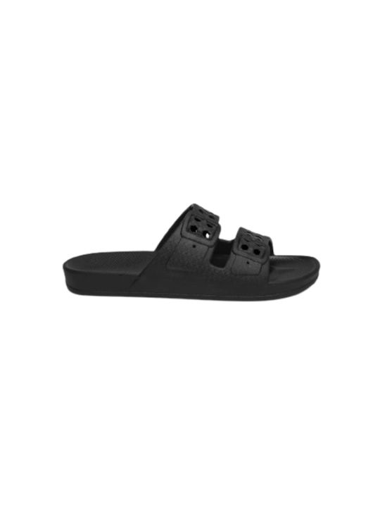 Freedom Moses Women's Flip Flops Black