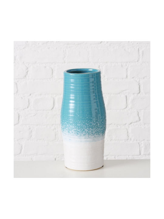 MSA Vază Decorativă Ceramică Alb 12x12x25cm 1buc