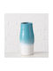 MSA Vază Decorativă Ceramică Alb 12x12x25cm 1buc