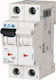Eaton Αυτόματη Ασφάλεια 4A Διπολική AC 164913