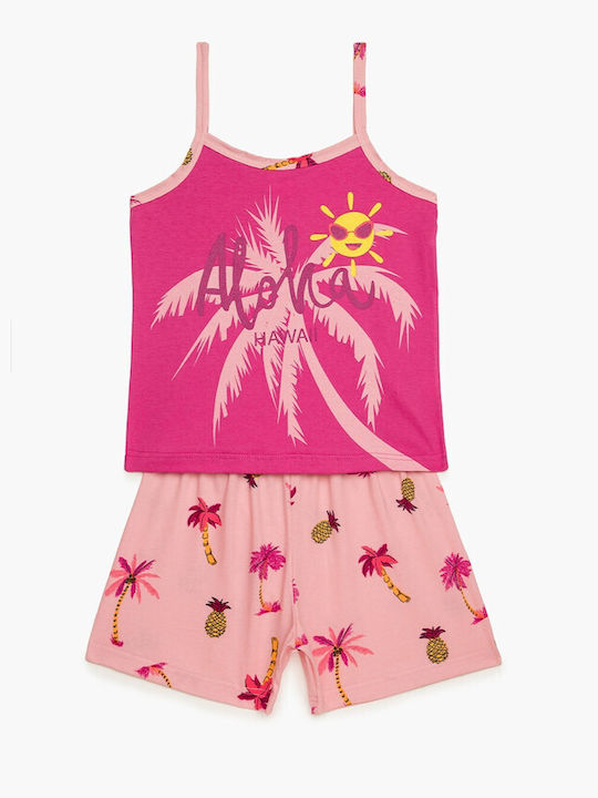 Minerva Kids Pyjamas Cotton Fuchsia