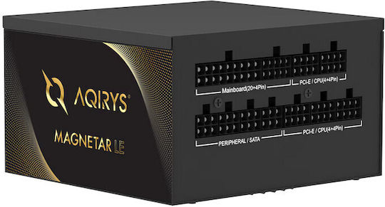 Aqirys Magnetar LE 650W Negru Sursă de Alimentare Calculator Complet modular 80 Plus Gold