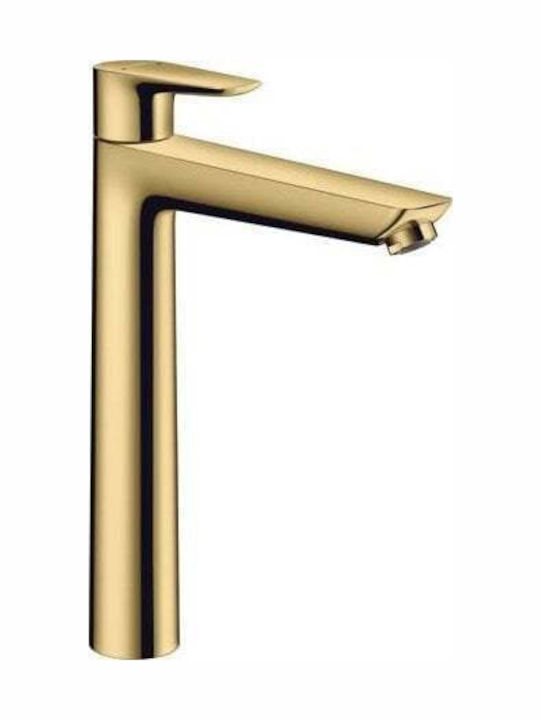 Hansgrohe Mixing Tall Sink Faucet Gold