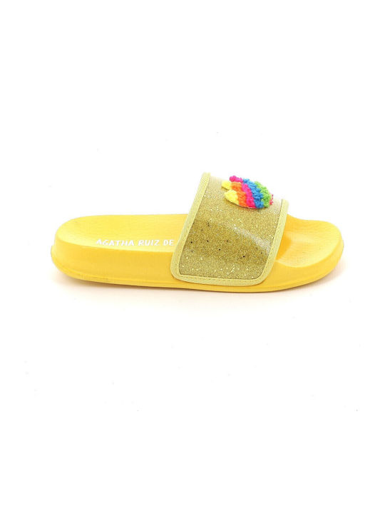Kinder Flip Flops Gelb