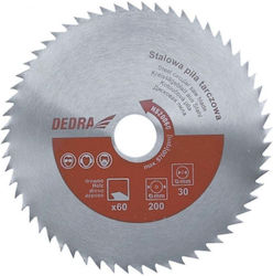 Dedra HS20060 Cutting Disc Wood Hole Diameter 200mm 1pcs