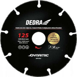 Dedra HR1002 Cutting Disc Wood Hole Diameter 125mm 1pcs