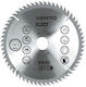Verto Δίσκος Κοπής Ξύλου με 40 Δόντια 350mm