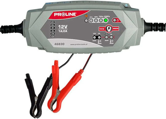 Proline Încărcător Baterie Automobil și Motocicletă 12V 1-2A