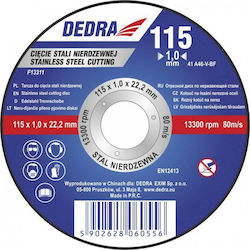 Dedra F13312 Cutting Disc Metal Hole Diameter 115mm 1pcs