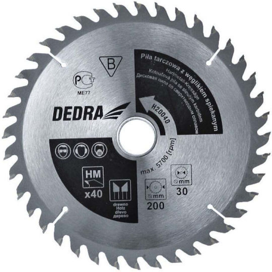 Dedra Cutting Disc Wood Hole Diameter 150mm with 24 Teeth 1pcs