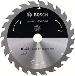 Bosch STANDARD Δίσκος Κοπής Ξύλου 140mm