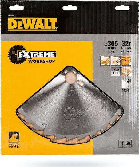 DEWALT Blade Δίσκος Κοπής Ξύλου με 36 Δόντια 305mm