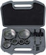 Dedra Set Lochsägen Karbid Kernbohrer mit Durchmesser von 22mm bis 73mm für Ziegel und Fliese 730gr