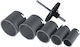 Dedra Set Lochsägen Karbid mit Durchmesser 73mm für Fliesen 756gr