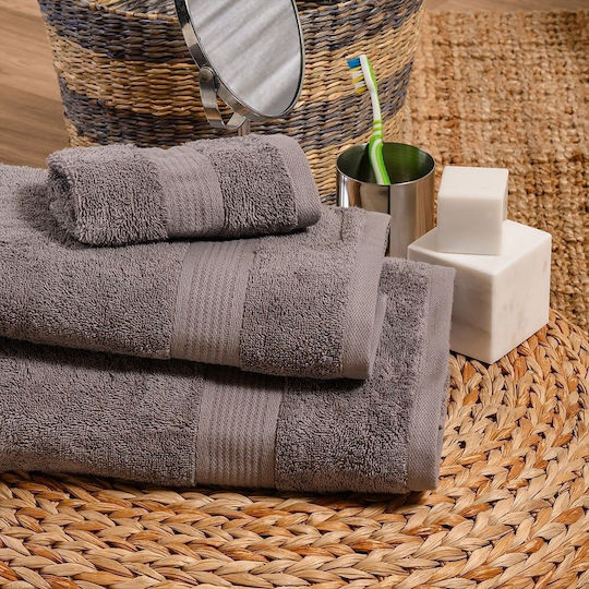 Melinen Set 3 pcs Kenzo Grey - Grey Weight 450gr/m²