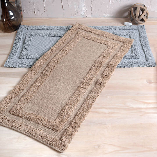 Rythmos Badematte Baumwolle Rechteckig Etna 120-182-029 Coffee 60x120cm