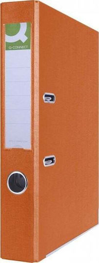 Q-Connect Mappe mit 2 Ringen für Papier A4 Orange 1Stück
