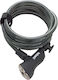OnGuard Bicycle Cable Lock with Key / Combination Gray