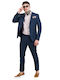 Artisti Italiani Men's Summer Suit Navy Blue