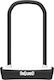 OnGuard U-lock Bicycle Pedal Lock Gray
