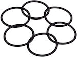 Donegal Hair Scrunchies Black 12pcs