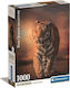 Clementoni Cle Puzzle 1000 Compact Tiger 39773