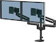 Fellowes Acc Arm Modular Stand Desk Mounted for 2 Monitors up to 40" with Arm