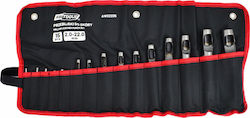 AWTools Daltă Lățime 22mm cu Plastic Mâner Set 15buc