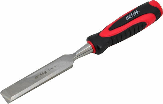 AWTools Meißel Breite 22mm mit Kunststoff Griff Set 1Stück