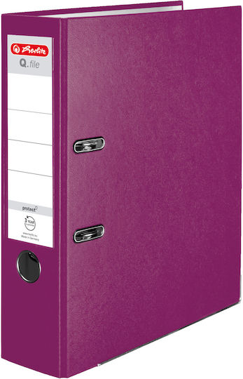 Herlitz Ordner 4/30 für Papier A4 Lila 1Stück