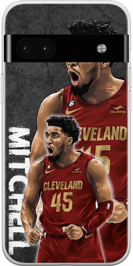 Nba Stars - Donovan Mitchell Задна корица Силикон Многоцветен (Google Pixel 6a)