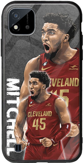 Nba Stars - Donovan Mitchell Back Cover Σιλικόνης / Tempered Glass Πολύχρωμο (Realme C11 2021)