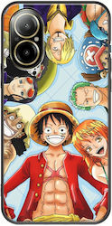 One Piece Back Cover Σιλικόνης Πολύχρωμο (Realme C67)