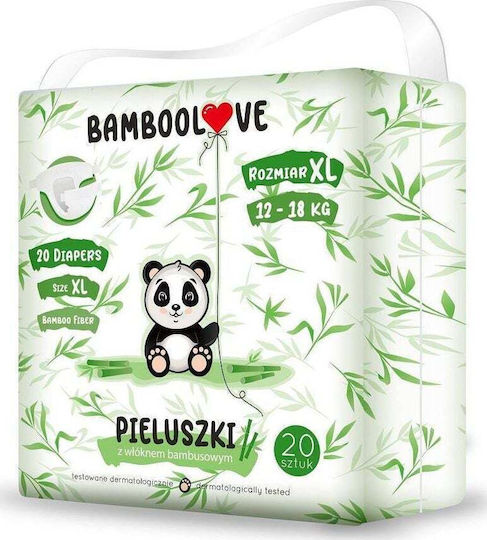 Bamboolove Klebeband-Windeln für 12-18kg 20cm