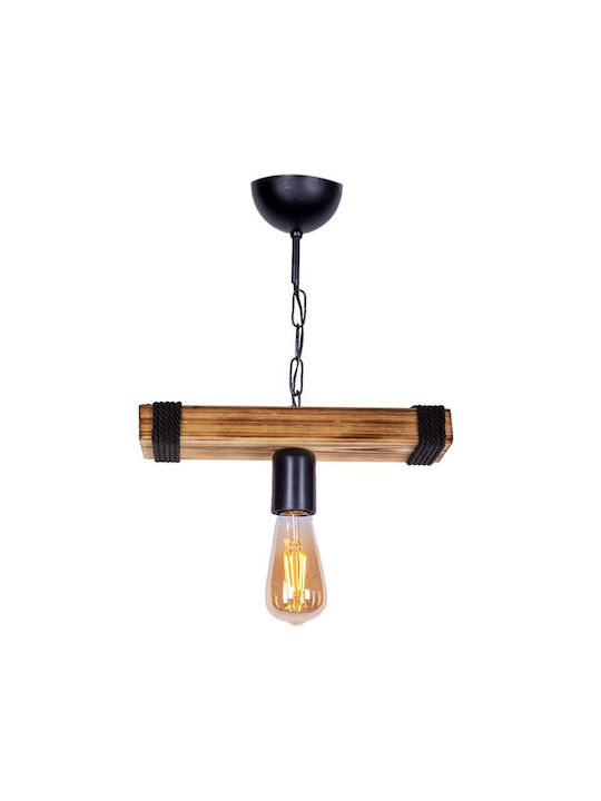 Megapap Pendant Light Single-Light for Socket E27 Black