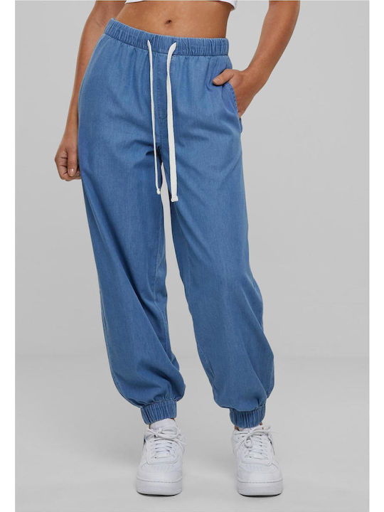 Urban Classics Blugi de damă Skyblue